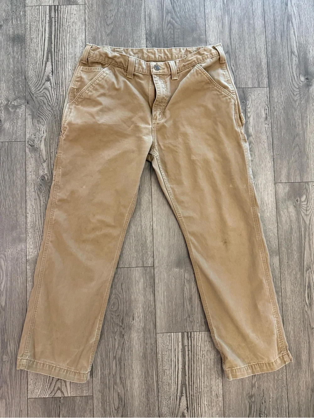 Carhartt Relaxed Fit Workwear Tan Khaki 14806 Men’s Size:40x30 Chino Pants